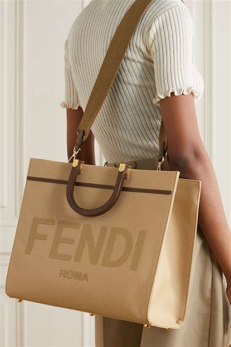 sac fendi sunshine|fendi sunshine leather handbags.